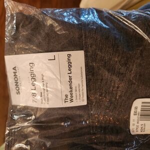 Sonoma Dark Gray Heather 7/8 Legging